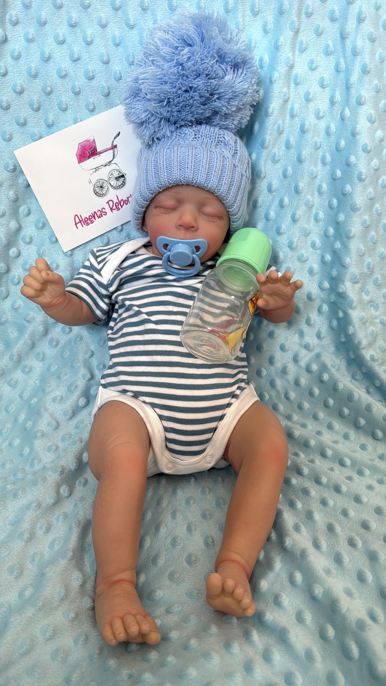 Reborn Baby Boy Closed Eyes