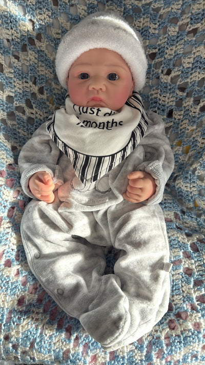 Full Silicone Baby Eyes Open