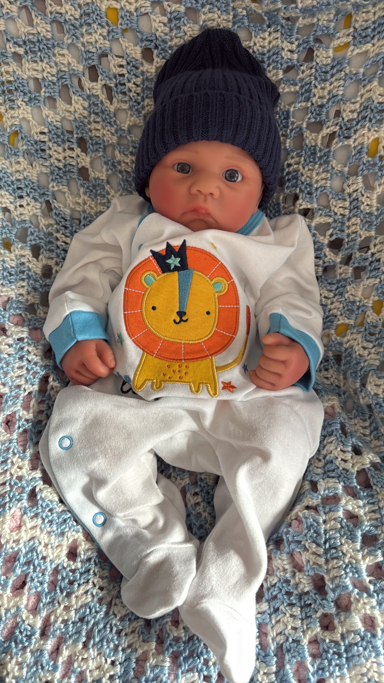 Full Silicone Baby Eyes Open