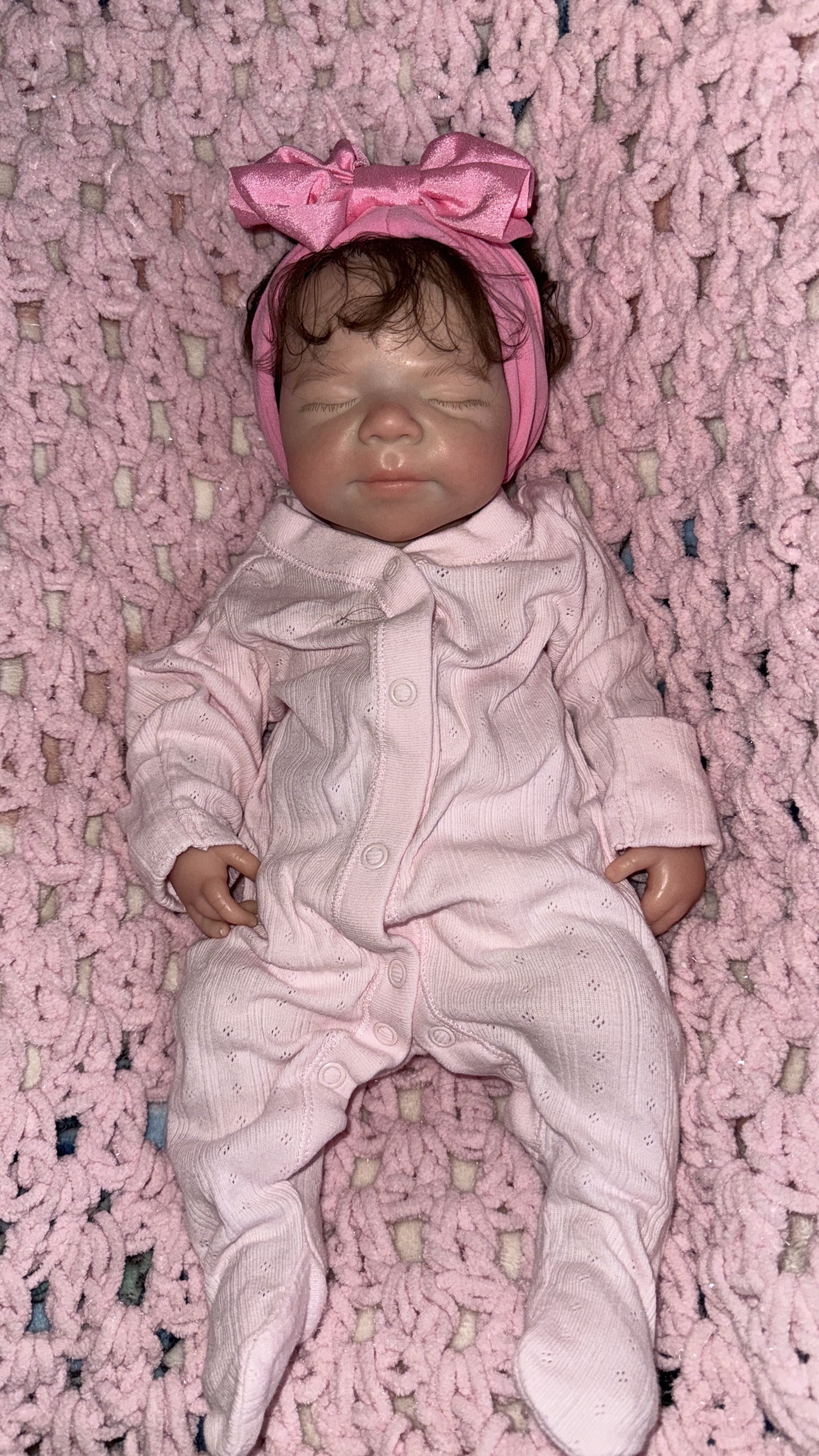 Full Silicone Baby Girl With Hair