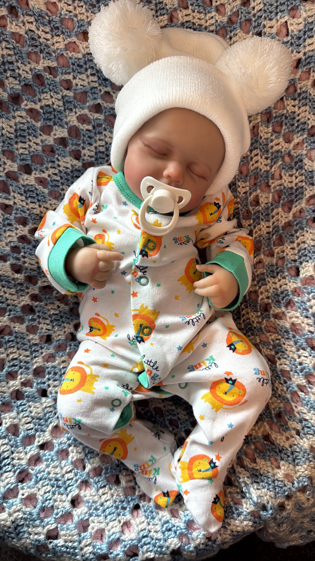 Reborn Baby Boy Eyes Closed