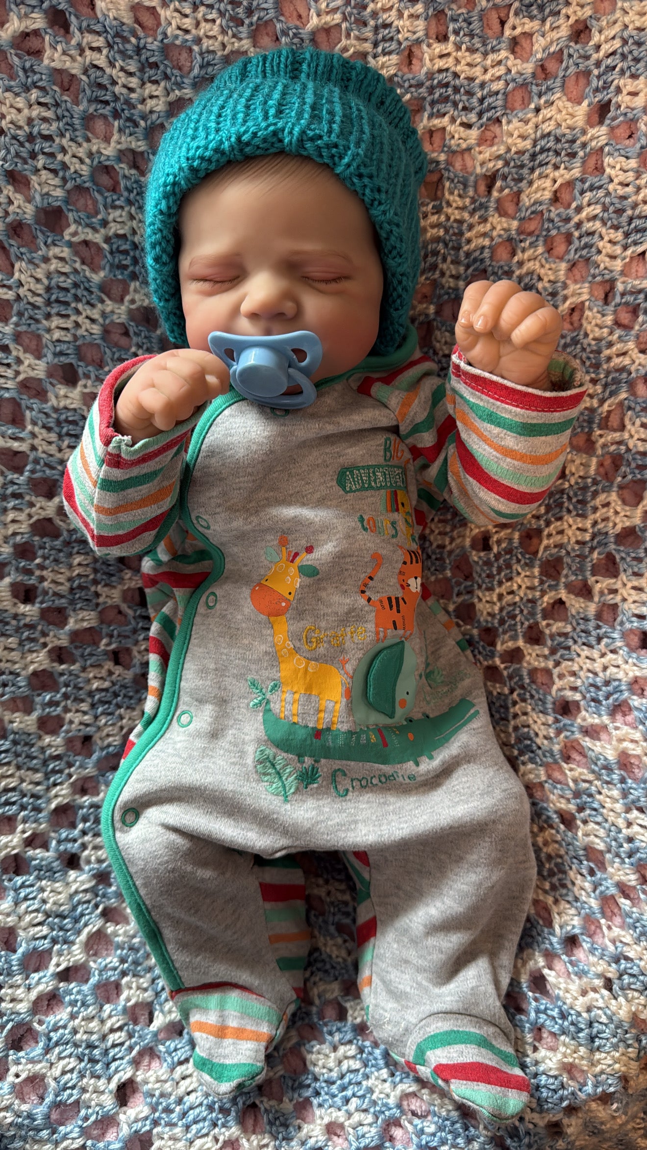 Reborn Baby Boy Closed Eyes